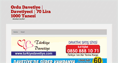 Desktop Screenshot of ordudavetiye.com