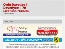 Tablet Screenshot of ordudavetiye.com